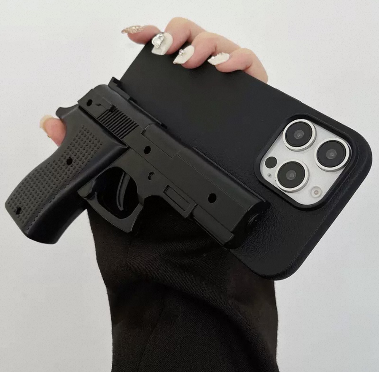 قاب گوشی iPhone 13 نرمال مدل تفنگی